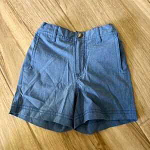 Hanna Andersson Kids Chambray Shorts Blue Size 3T Summer Casual